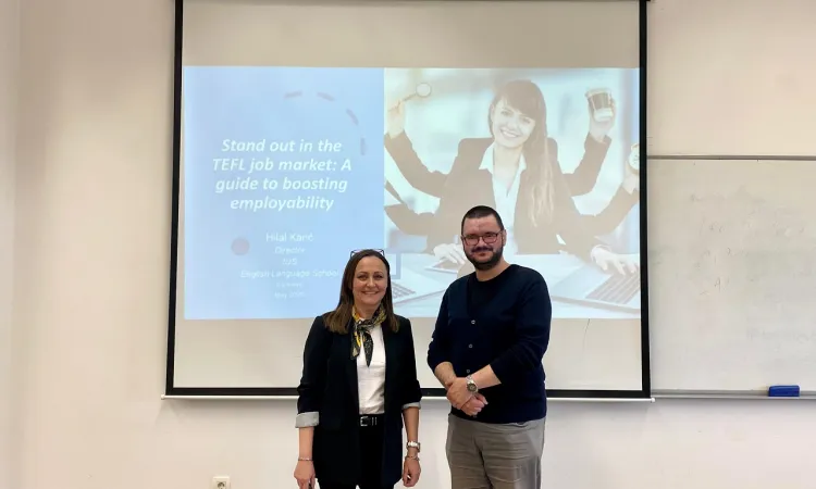 Od učionice do karijere: Predavač gđa Hilal Karić predstavila ELT studentima TEFL tržište rada